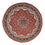 Perzisch tapijt - Bijar rond  - 145 x 145 cm - rood
