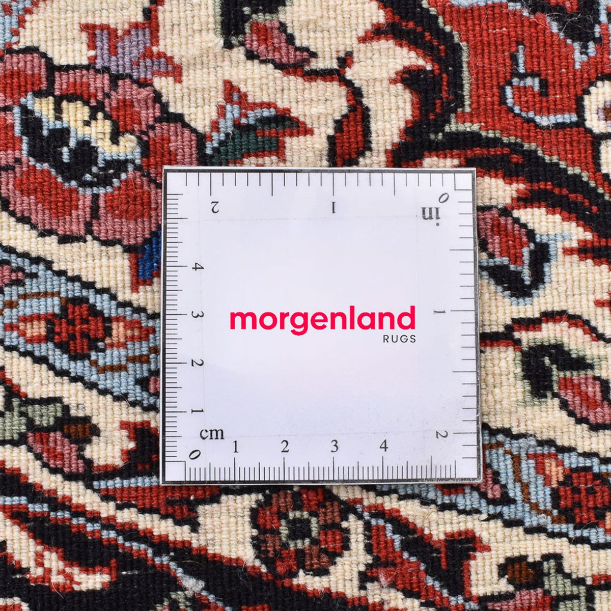 Perzisch tapijt - Bijar rond  - 145 x 145 cm - rood