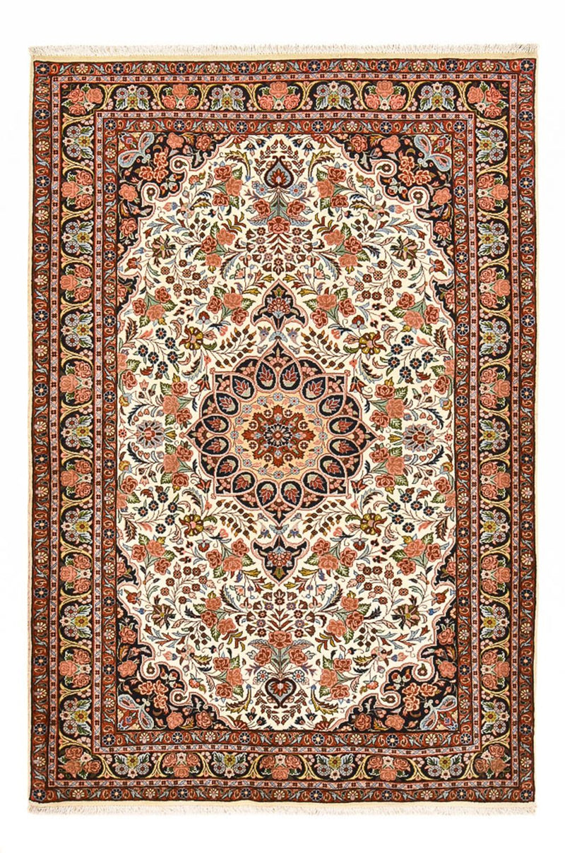 Perzisch tapijt - Bijar - 206 x 137 cm - crème