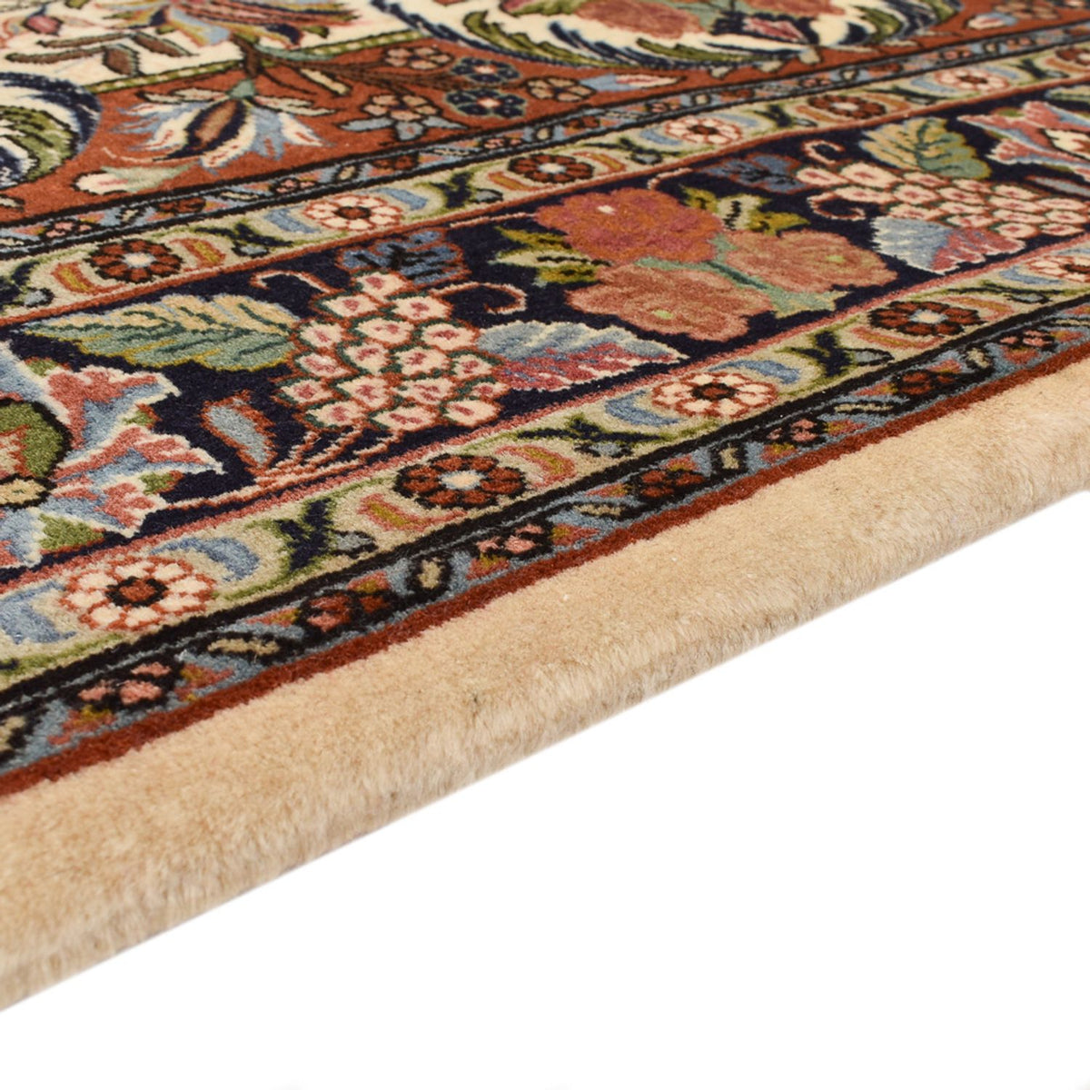 Perzisch tapijt - Bijar - 210 x 140 cm - licht beige