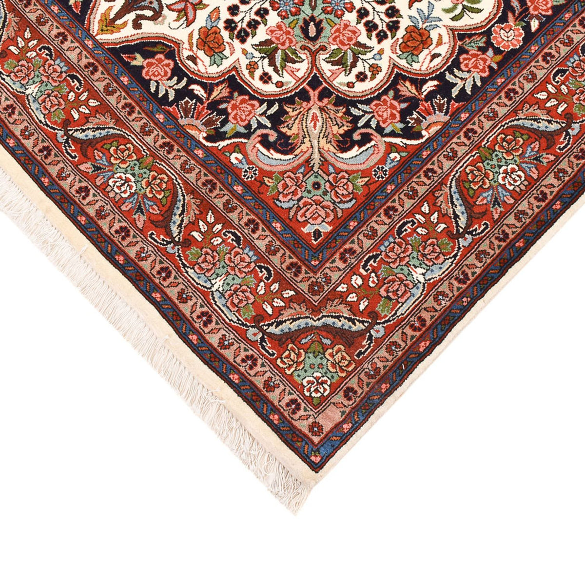 Perzisch tapijt - Bijar - 220 x 132 cm - crème