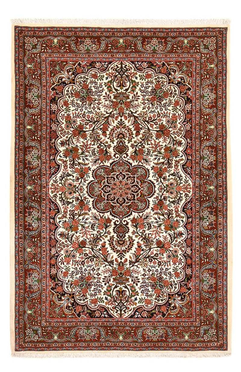 Perzisch tapijt - Bijar - 208 x 137 cm - crème