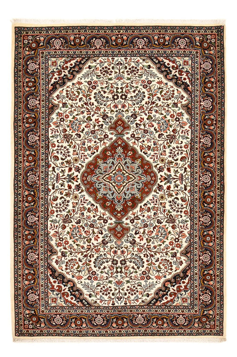 Perzisch tapijt - Bijar - 214 x 140 cm - crème