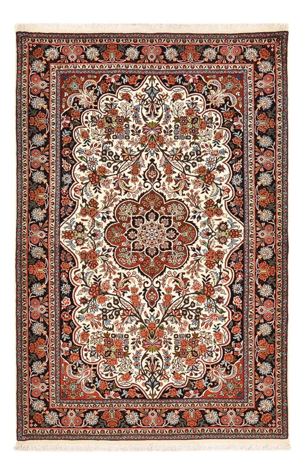 Perzisch tapijt - Bijar - 218 x 139 cm - crème