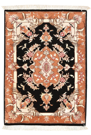 Perzisch tapijt - Tabriz - Royal - 88 x 60 cm - donkerblauw