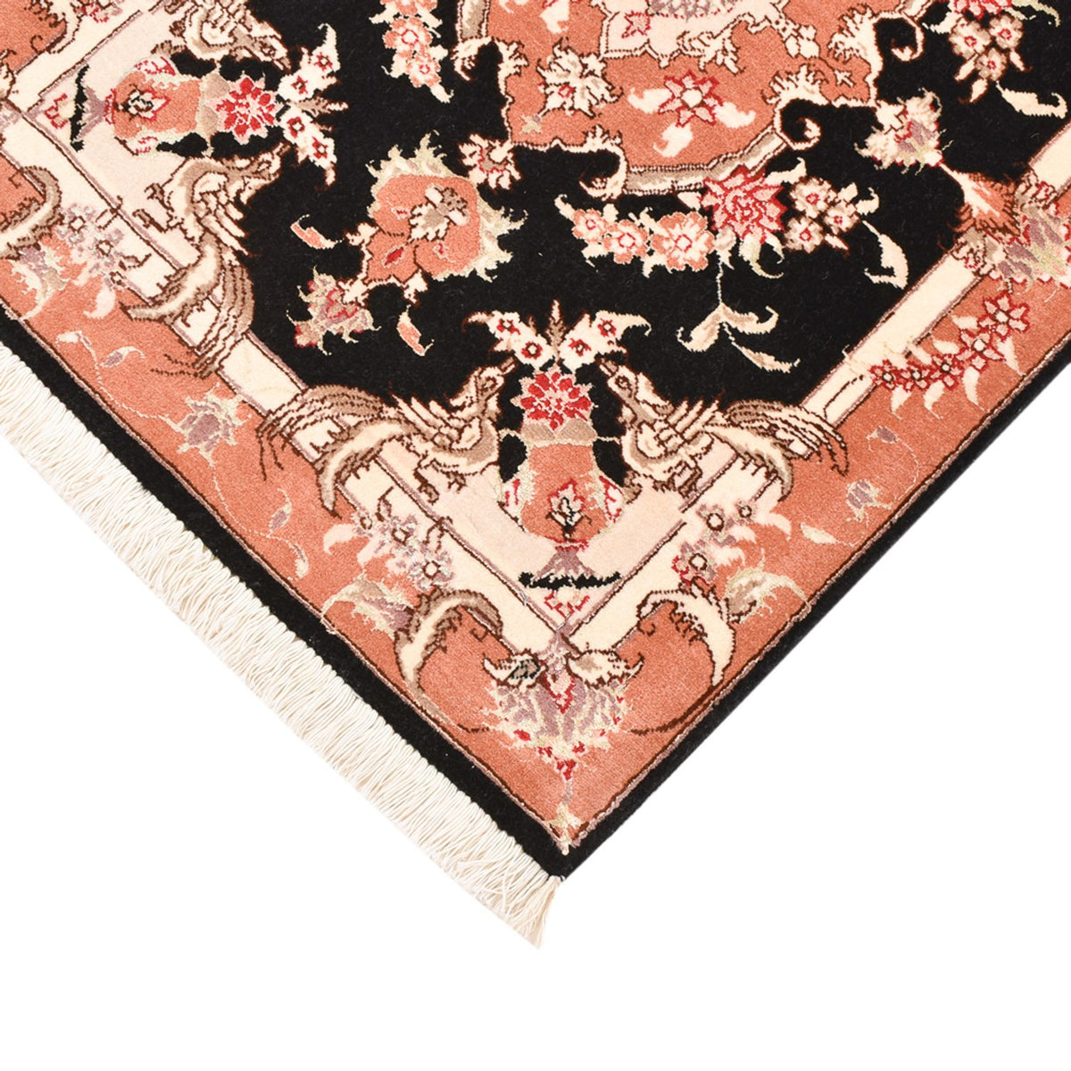 Perzisch tapijt - Tabriz - Royal - 88 x 60 cm - donkerblauw