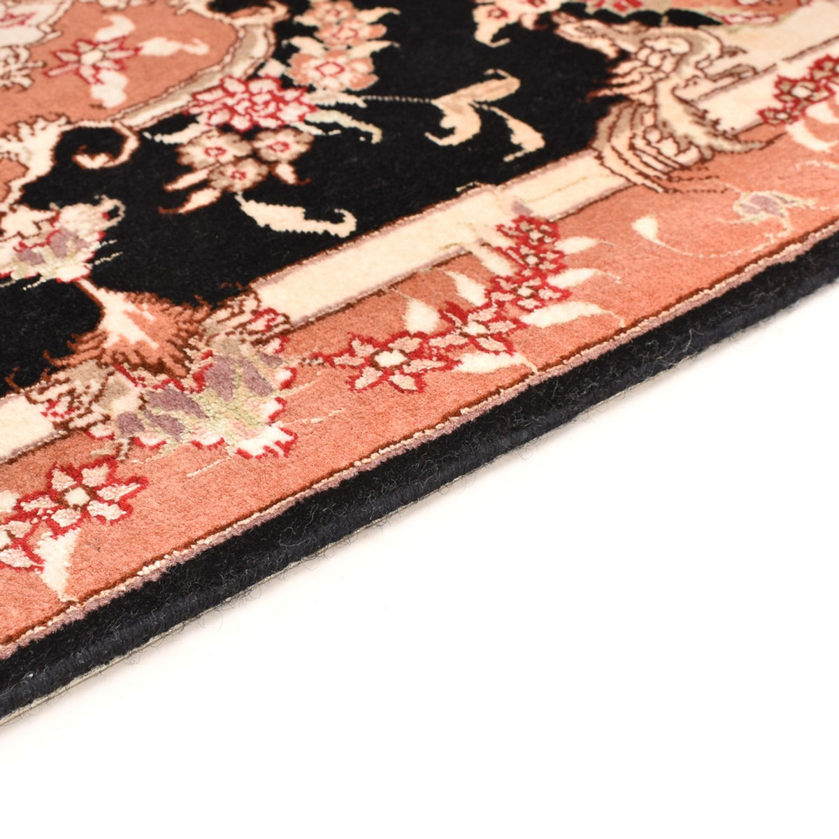 Perzisch tapijt - Tabriz - Royal - 88 x 60 cm - donkerblauw