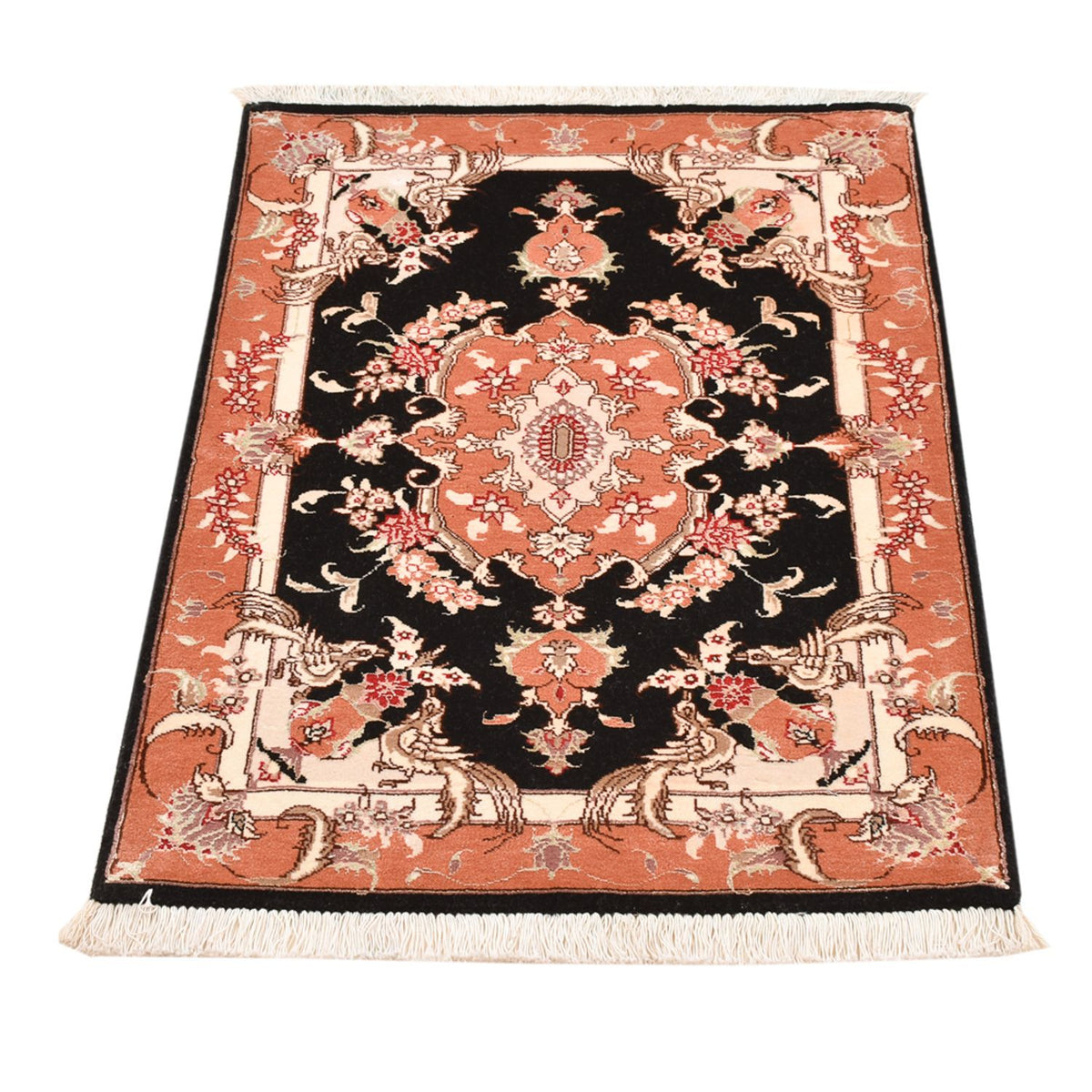 Perzisch tapijt - Tabriz - Royal - 88 x 60 cm - donkerblauw