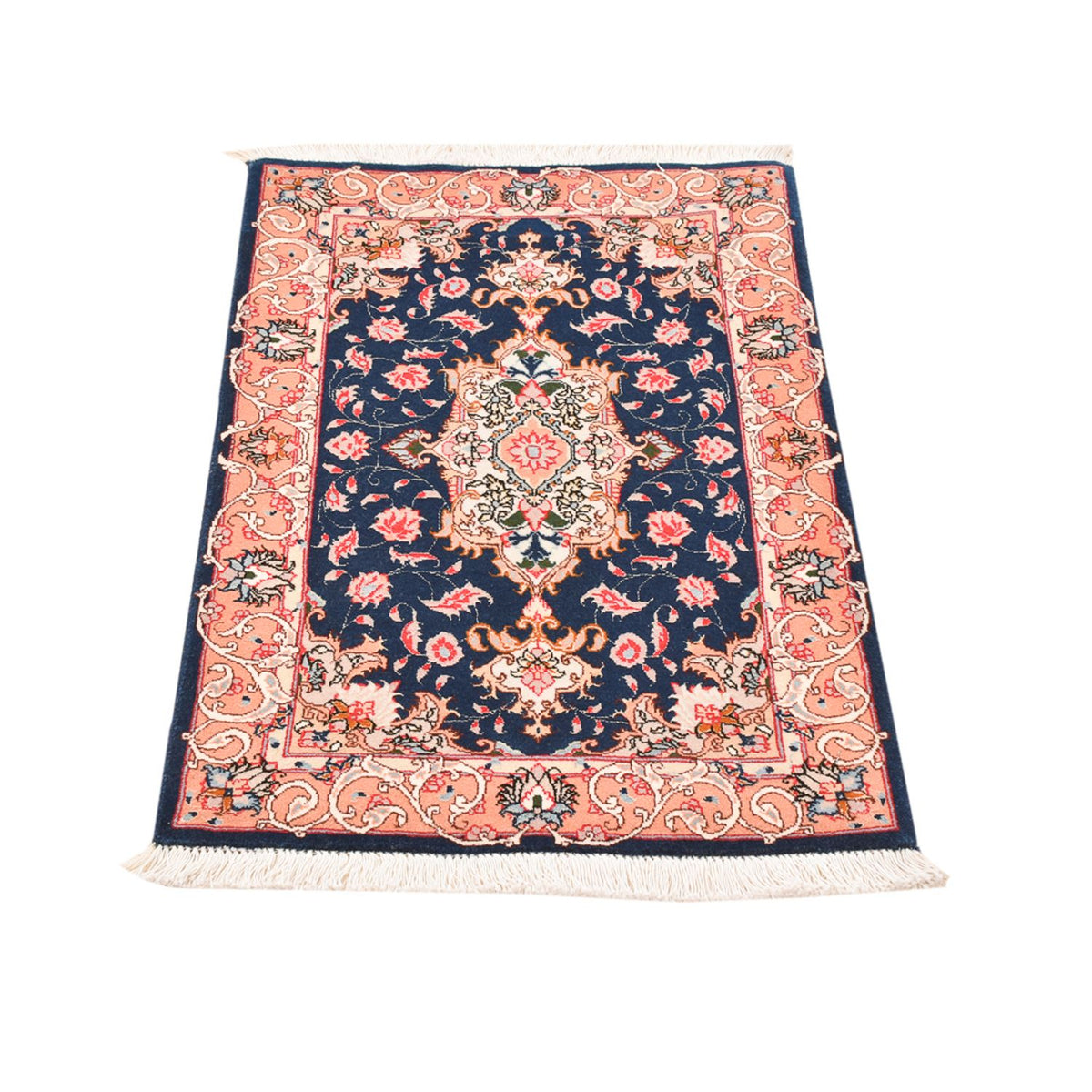 Perzisch tapijt - Tabriz - Royal - 91 x 59 cm - donkerblauw