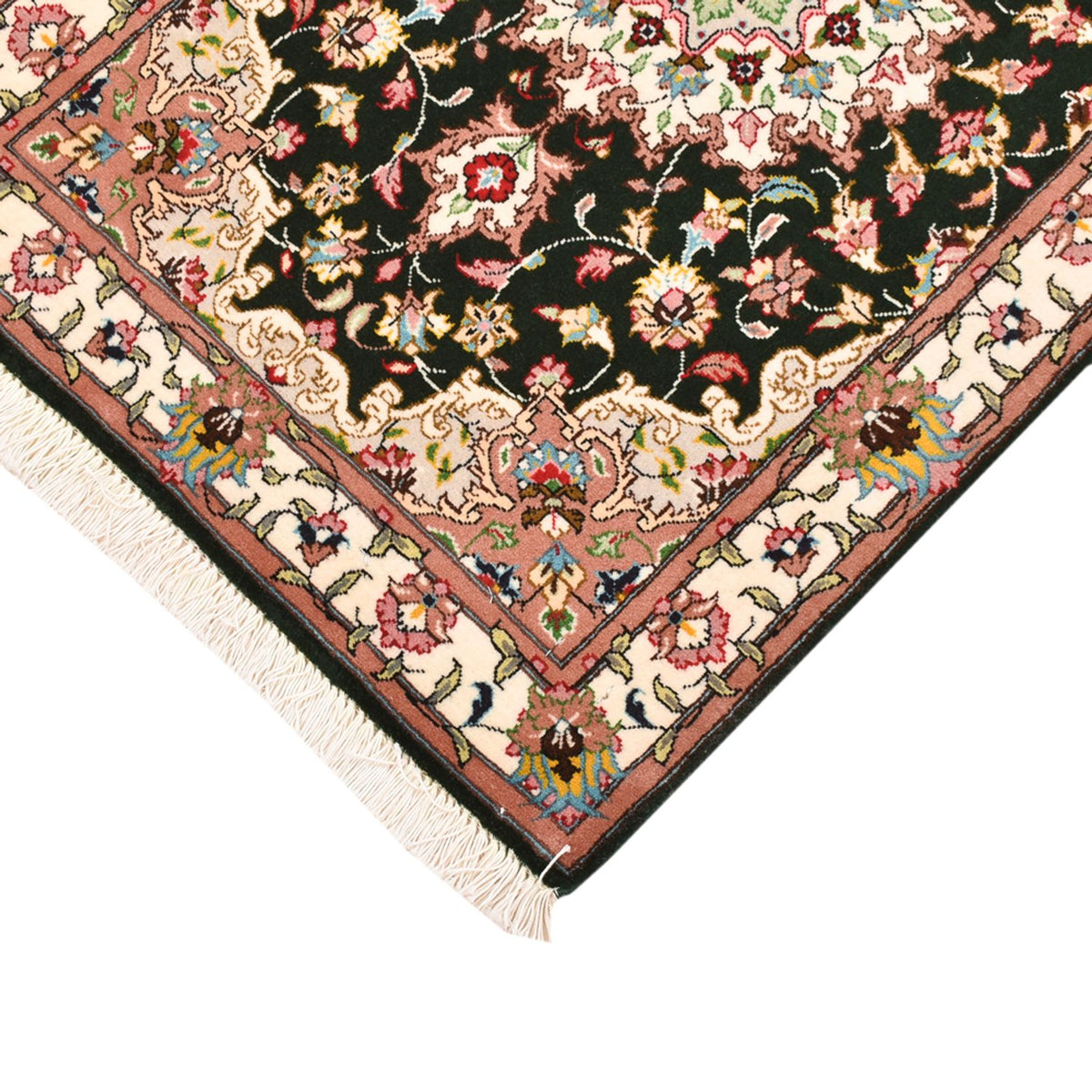 Perzisch tapijt - Tabriz - Royal - 90 x 60 cm - donkerblauw