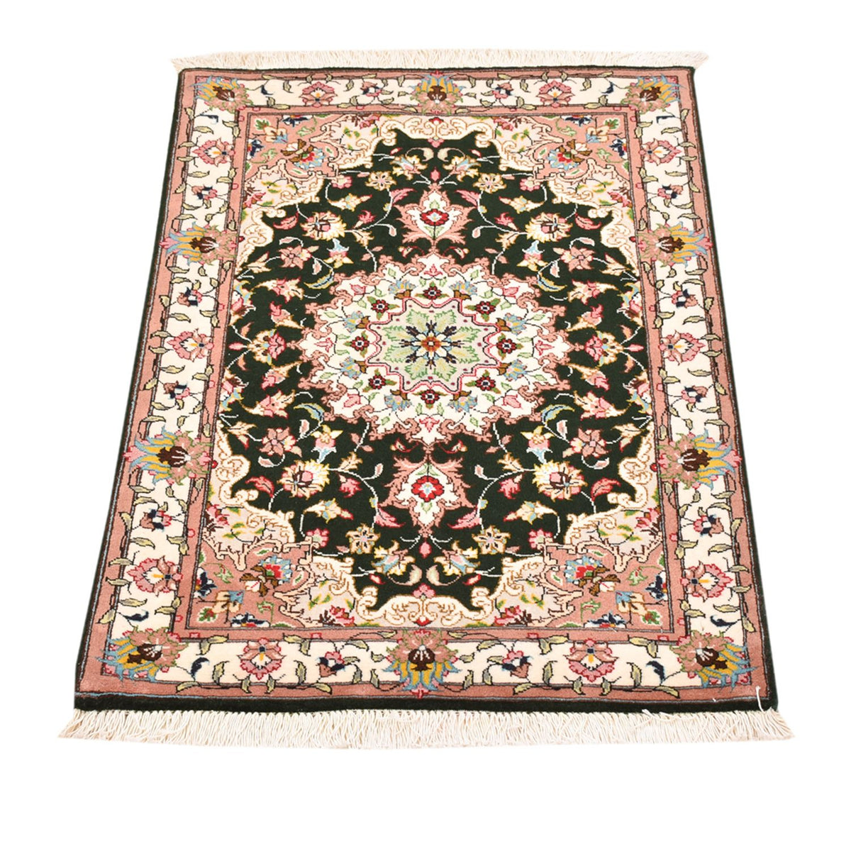 Perzisch tapijt - Tabriz - Royal - 90 x 60 cm - donkerblauw