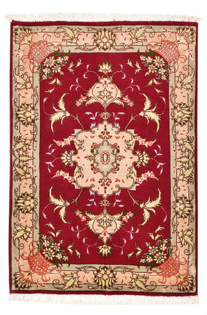 Perzisch tapijt - Tabriz - Royal - 90 x 60 cm - rood