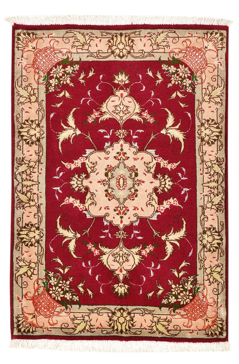 Perzisch tapijt - Tabriz - Royal - 90 x 60 cm - rood