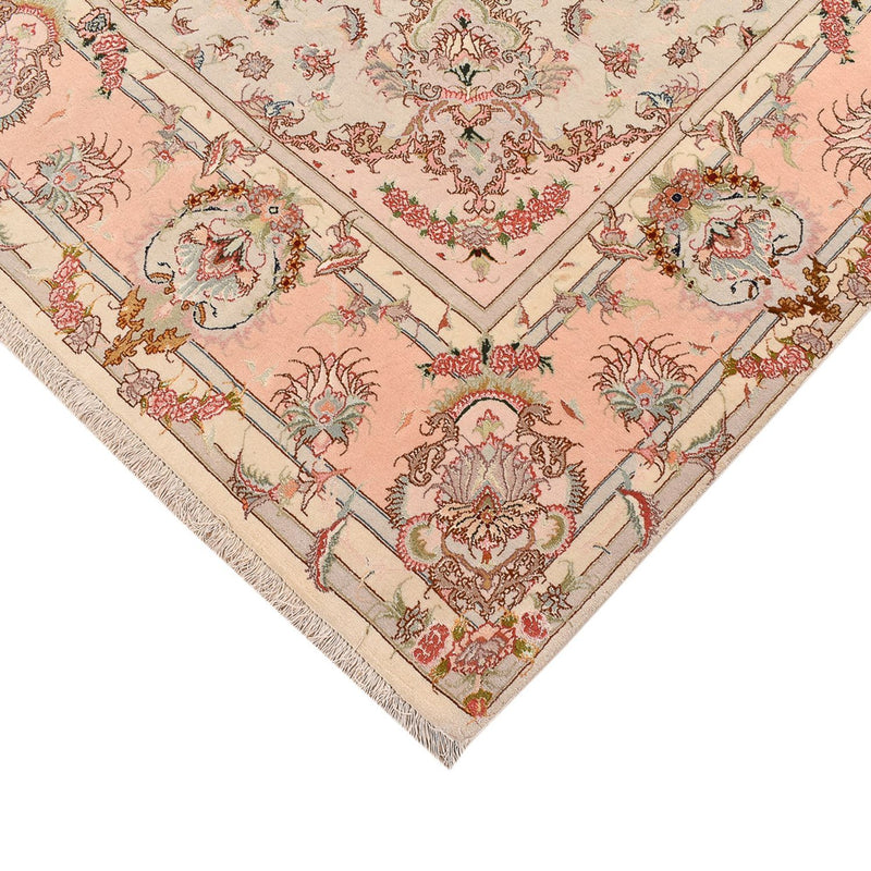 Perzisch tapijt - Tabriz - Royal - 312 x 202 cm - donker beige