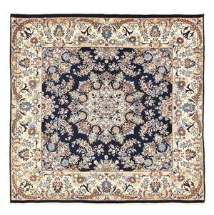 Perzisch tapijt - Klassiek vierkant  - 200 x 198 cm - donkerblauw