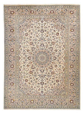 Perzisch tapijt - Keshan - Koninklijke - 347 x 246 cm - zand