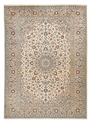 Perzisch tapijt - Keshan - Koninklijke - 347 x 246 cm - zand