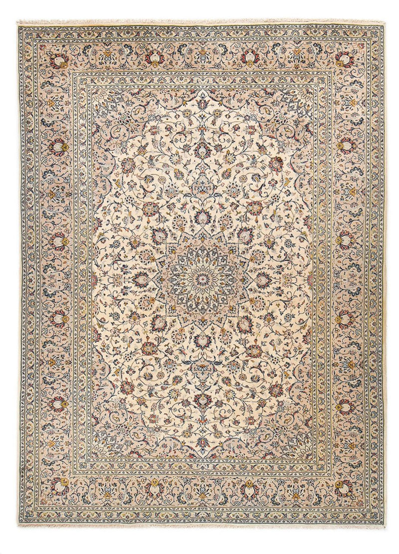 Perzisch tapijt - Keshan - Koninklijke - 347 x 246 cm - zand