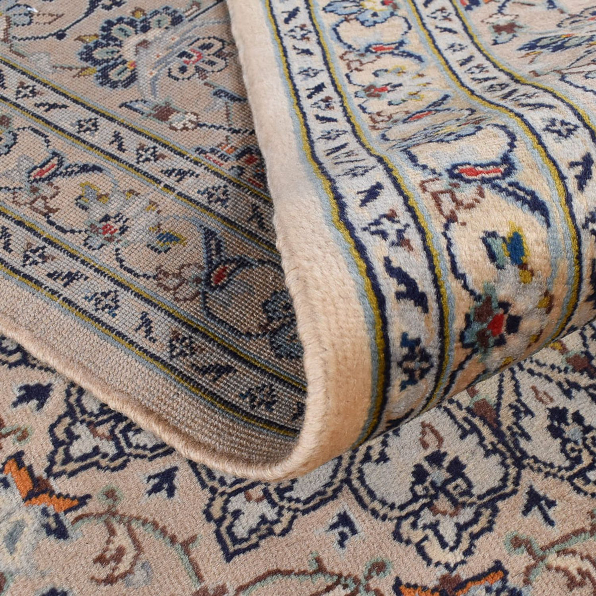 Perzisch tapijt - Keshan - Koninklijke - 347 x 246 cm - zand