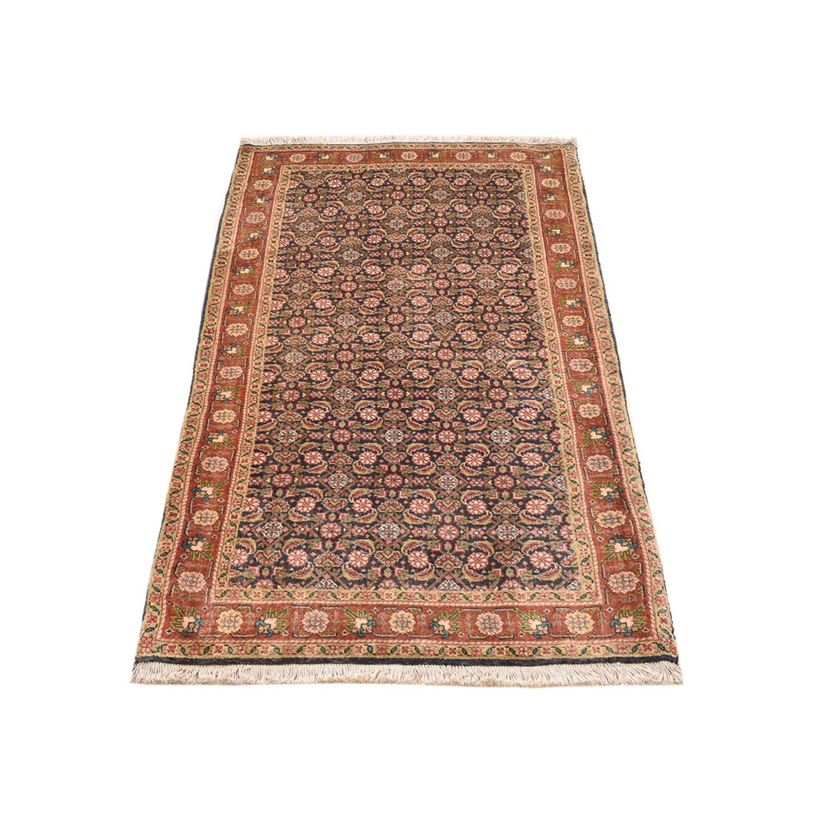 Perzisch tapijt - Tabriz - 162 x 86 cm - donker beige