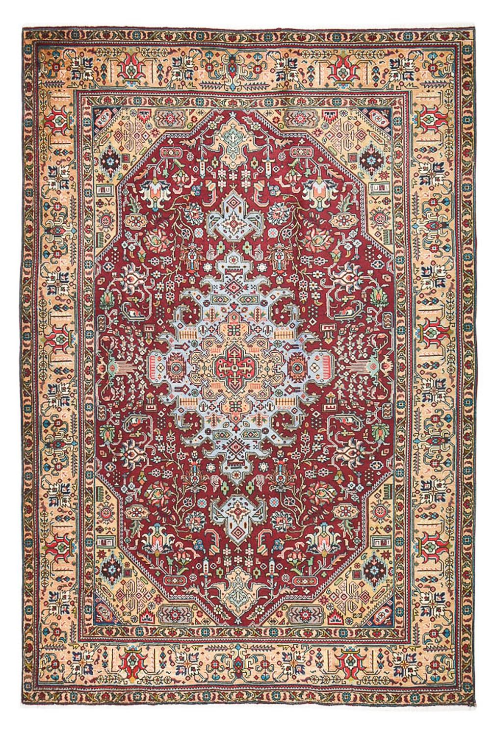 Perzisch tapijt - Tabriz - Royal - 298 x 203 cm - rood