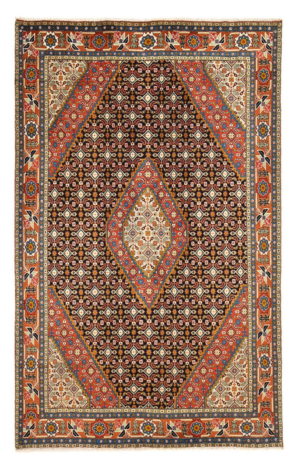 Perzisch tapijt - Tabriz - 302 x 197 cm - donker beige