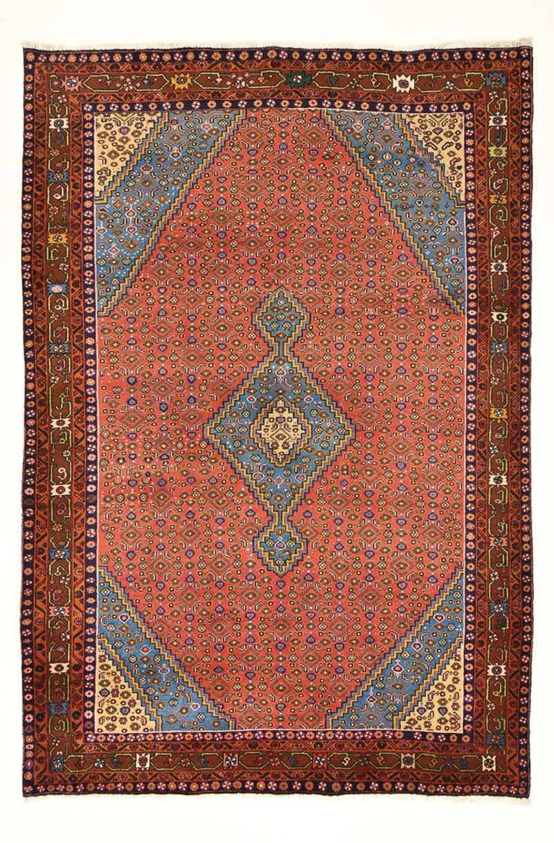 Perzisch tapijt - Tabriz - 292 x 198 cm - licht rood