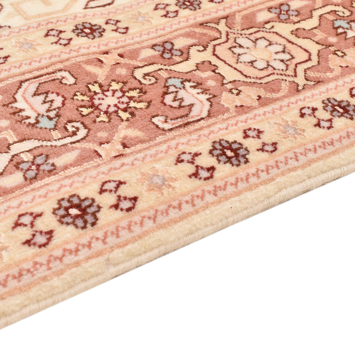Perzisch tapijt - Tabriz - Royal - 153 x 100 cm - licht beige