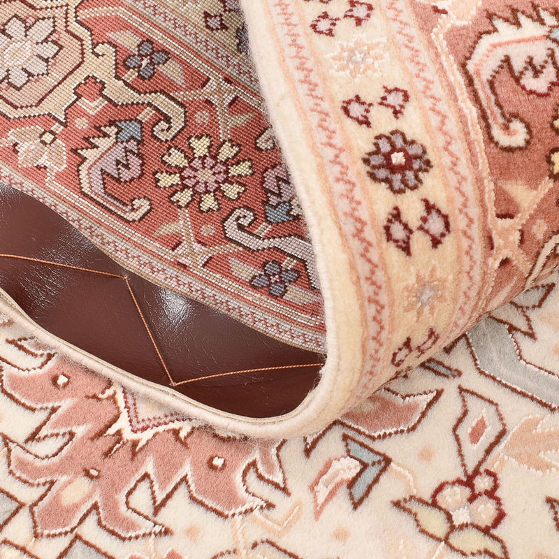 Perzisch tapijt - Tabriz - Royal - 153 x 100 cm - licht beige