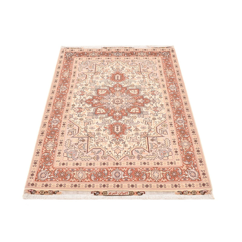 Perzisch tapijt - Tabriz - Royal - 153 x 100 cm - licht beige