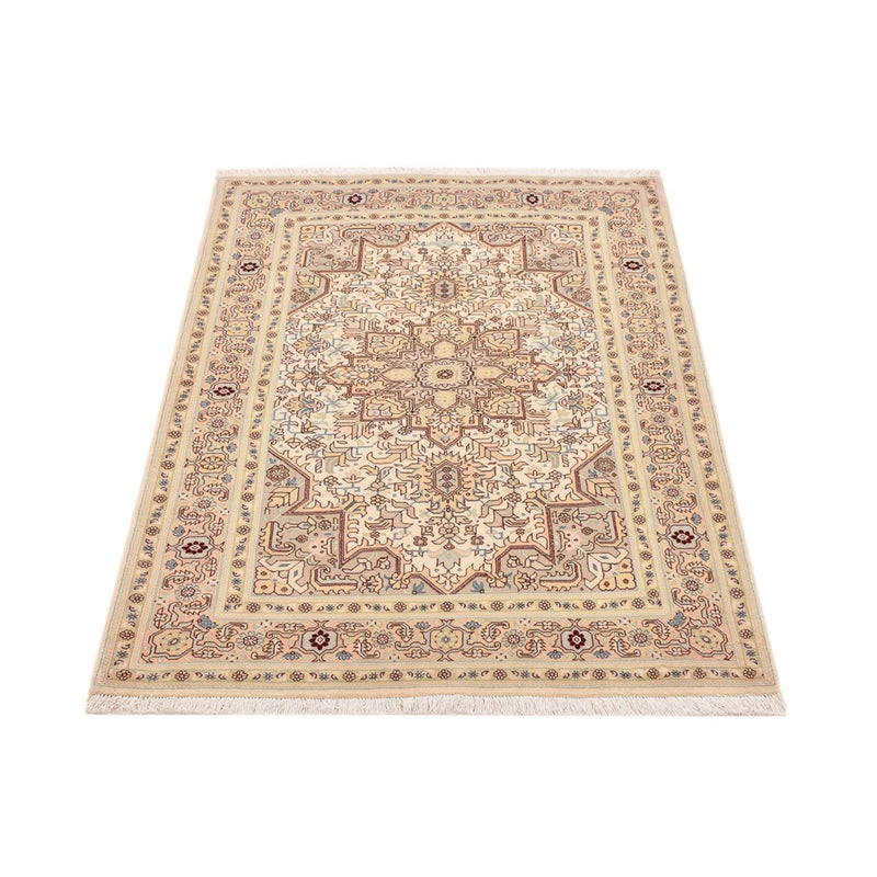 Perzisch tapijt - Tabriz - Royal - 148 x 100 cm - licht beige