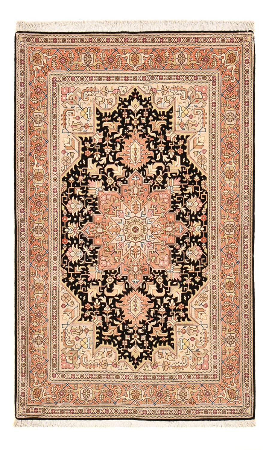 Perzisch tapijt - Tabriz - Royal - 166 x 100 cm - donkerblauw