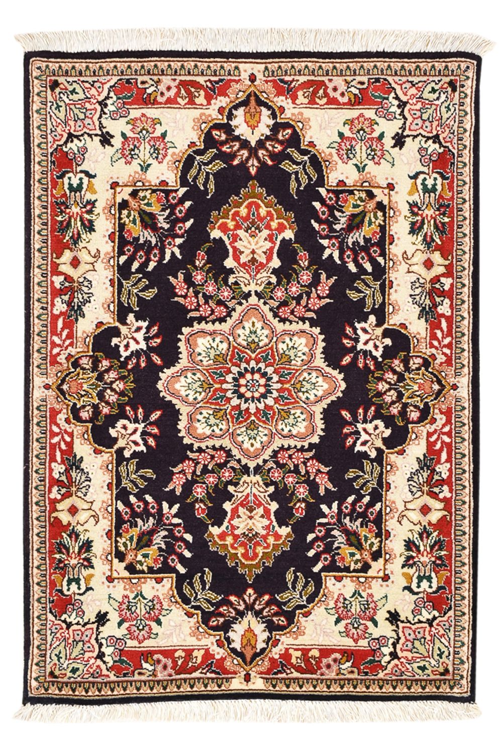 Perzisch tapijt - Tabriz - Royal - 89 x 60 cm - veelkleurig