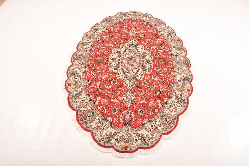 Perzisch tapijt - Tabriz - Royal - 205 x 130 cm - rood
