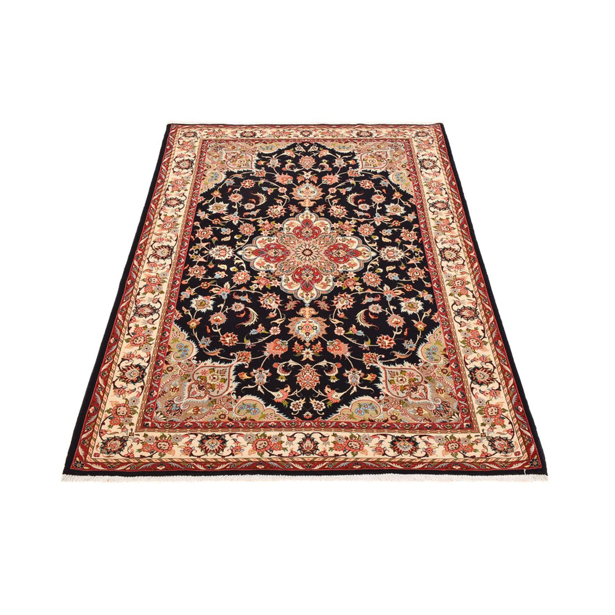 Perzisch tapijt - Tabriz - Royal - 203 x 142 cm - donkerrood