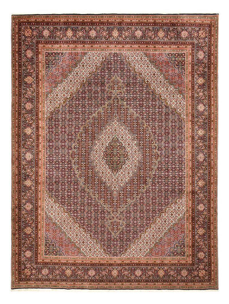 Perzisch tapijt - Tabriz - Royal - 402 x 303 cm - donker beige