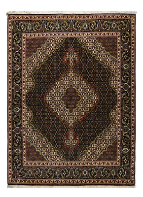Perzisch tapijt - Tabriz - Royal - 202 x 150 cm - donkerbruin
