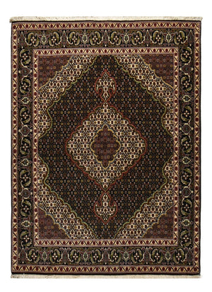 Perzisch tapijt - Tabriz - Royal - 202 x 150 cm - donkerbruin