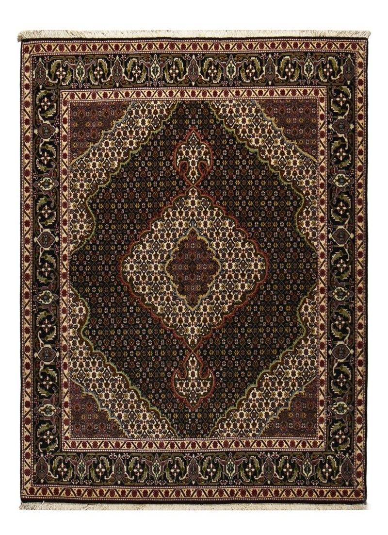 Perzisch tapijt - Tabriz - Royal - 202 x 150 cm - donkerbruin