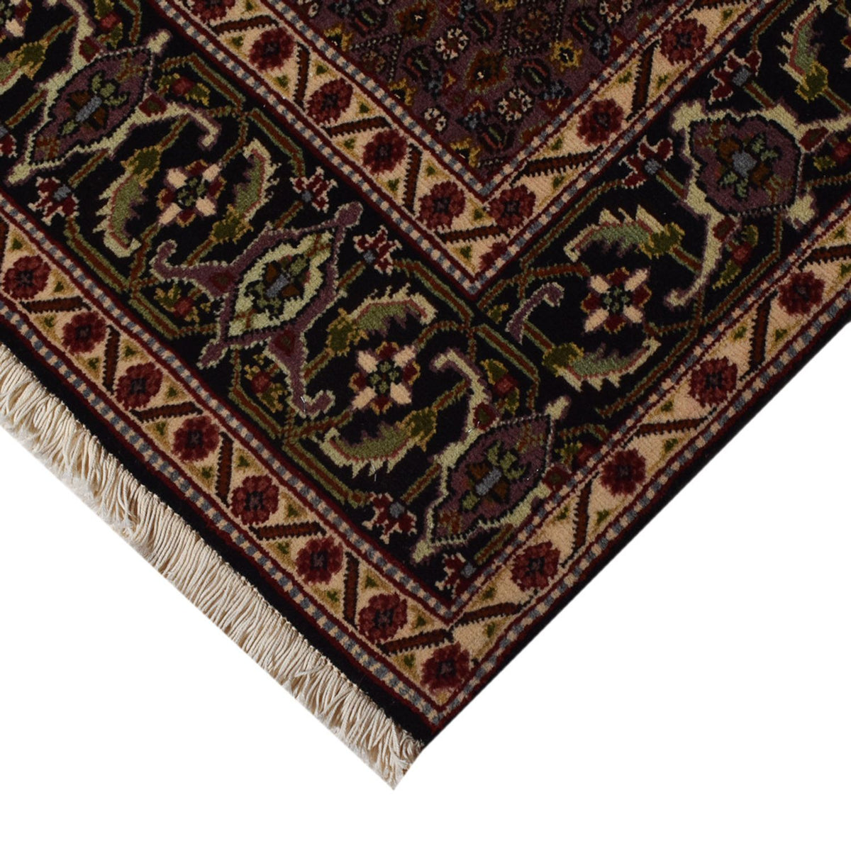 Perzisch tapijt - Tabriz - Royal - 202 x 150 cm - donkerbruin