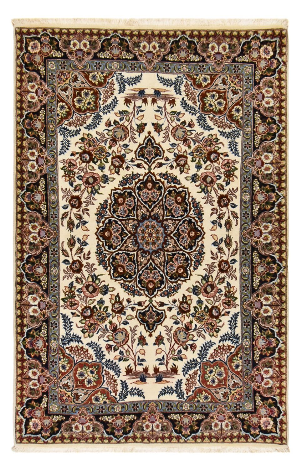 Perzisch tapijt - Ghom - Koninklijk - 218 x 138 cm - beige
