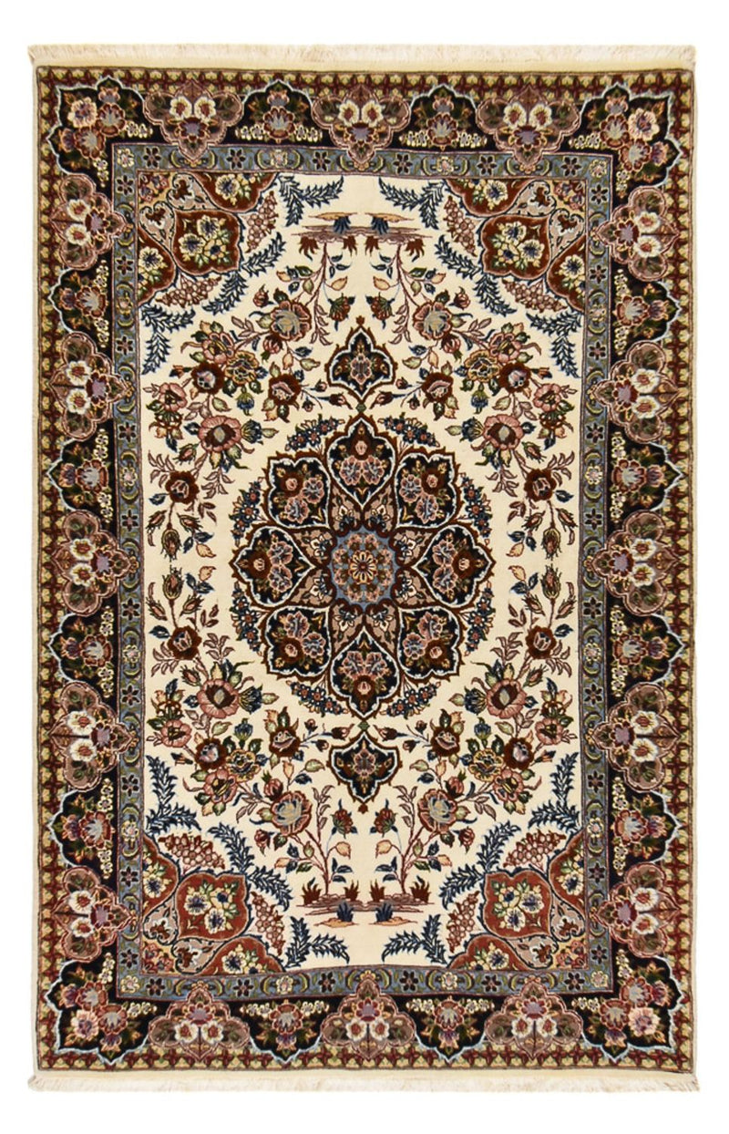 Perzisch tapijt - Ghom - Koninklijk - 218 x 138 cm - beige