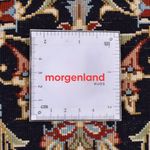 Loper Perzisch tapijt - Ghom - Koninklijk - 196 x 54 cm - donkerblauw