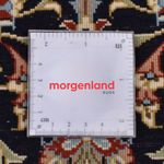 Loper Perzisch tapijt - Ghom - Koninklijk - 196 x 54 cm - donkerblauw