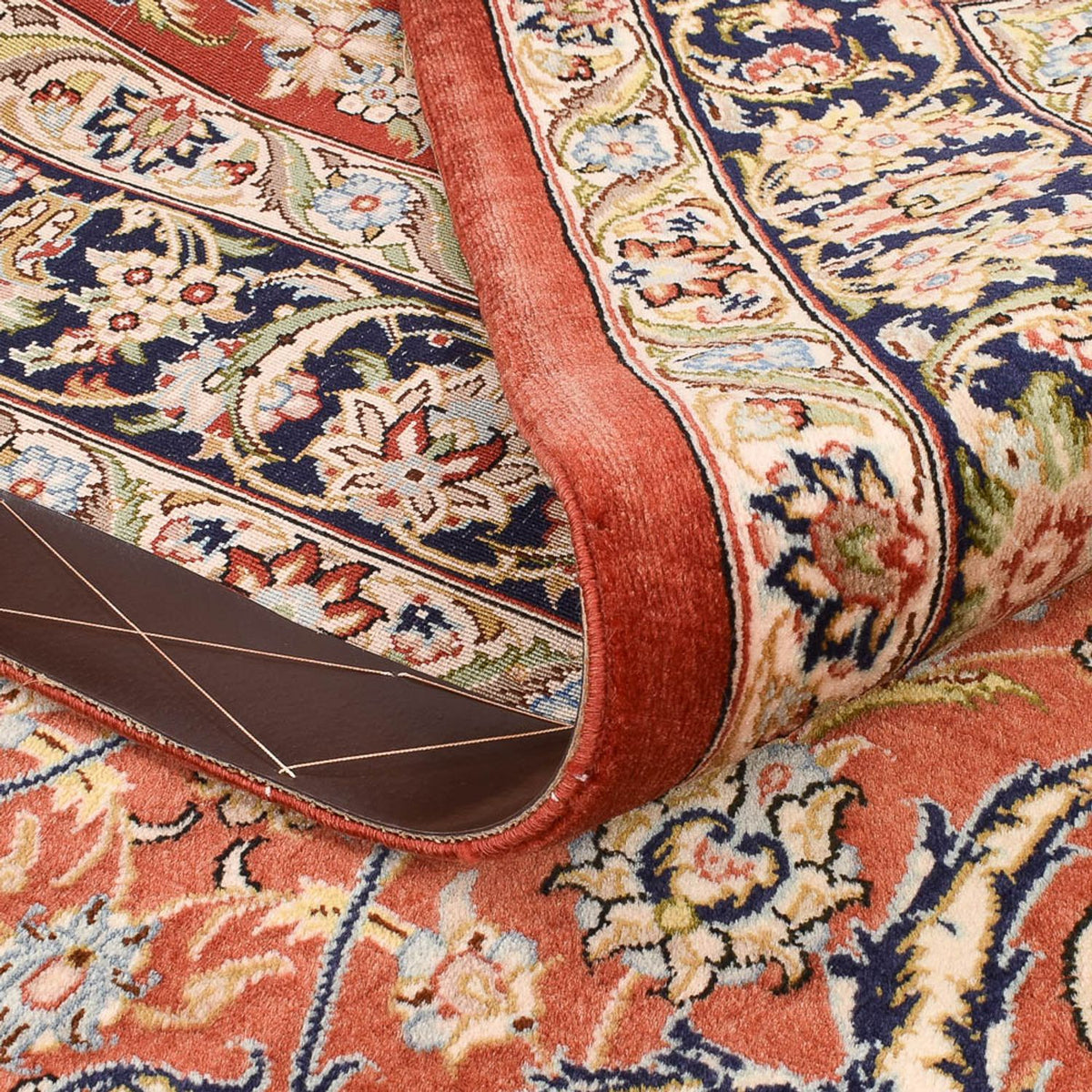 Perzisch tapijt - Ghom - Koninklijk - 207 x 134 cm - rood