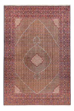 Perzisch tapijt - Tabriz - 416 x 284 cm - bordeauxrood