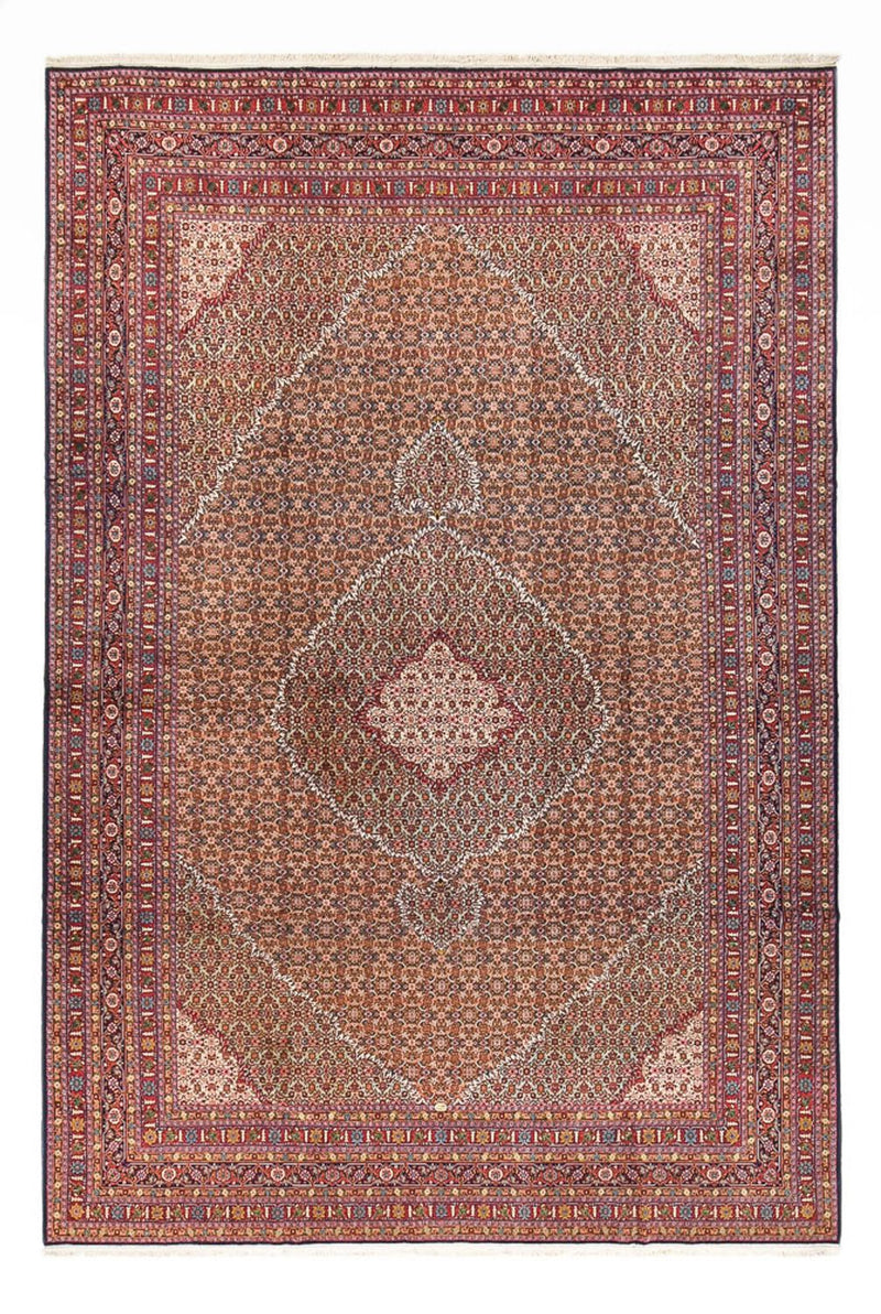 Perzisch tapijt - Tabriz - 416 x 284 cm - bordeauxrood
