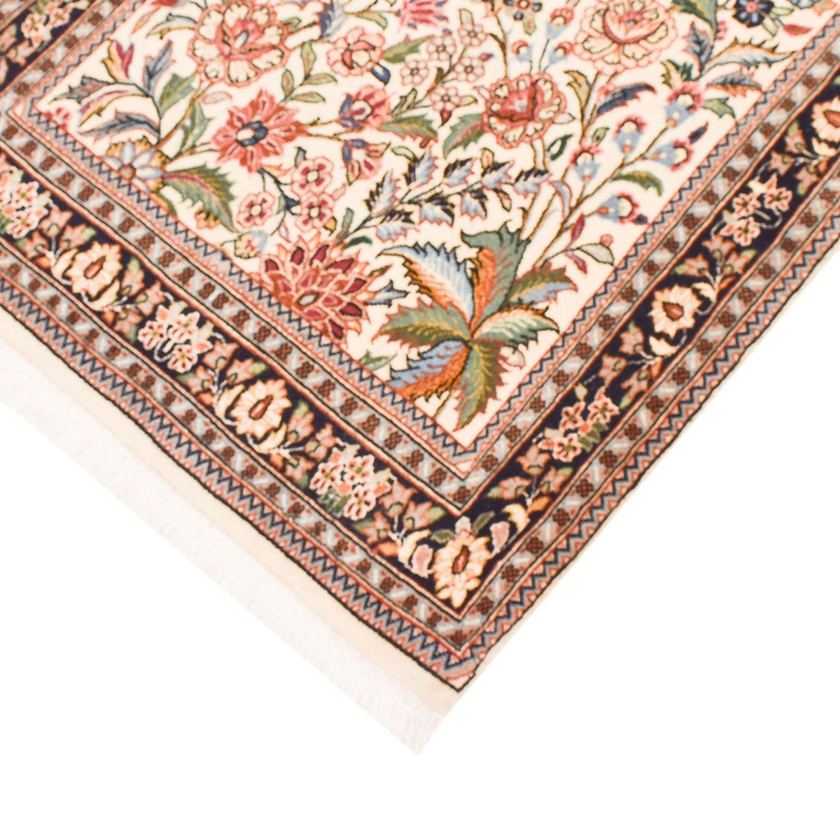 Loper Perzisch tapijt - Ghom - 360 x 74 cm - zand