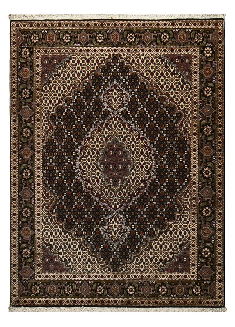 Perzisch tapijt - Tabriz - Royal - 196 x 148 cm - donkerbruin