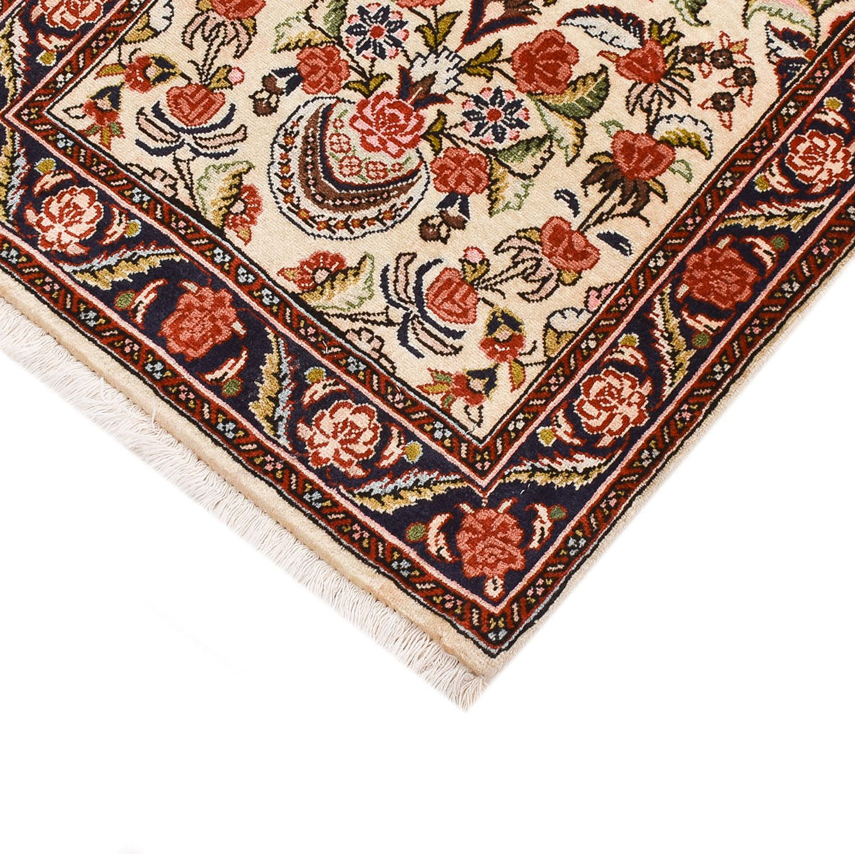 Loper Perzisch tapijt - Bijar - 317 x 60 cm - beige